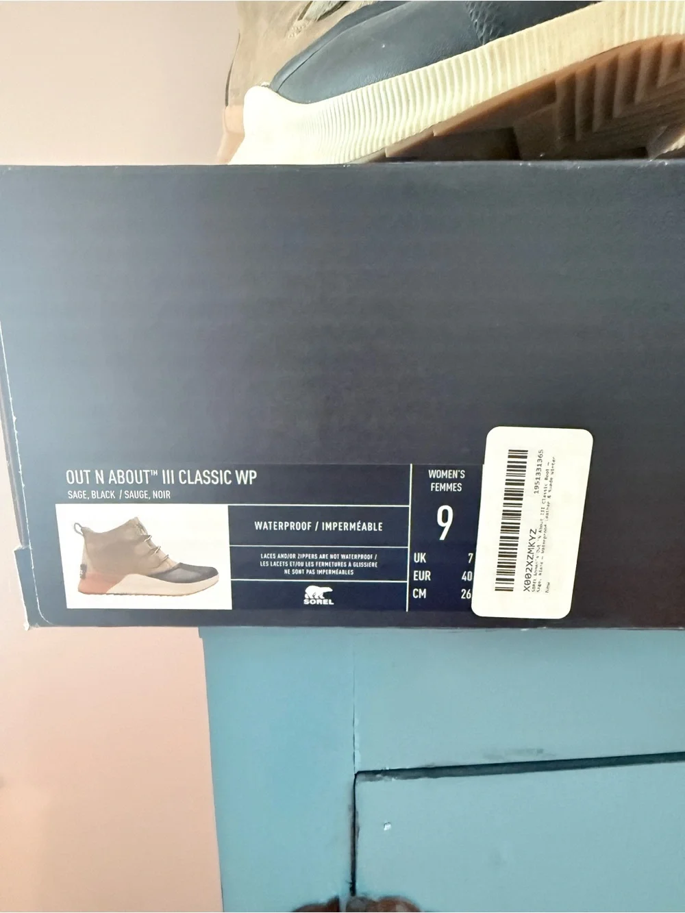 Sorel Brown and Black Waterproof Lace-Up Boots
